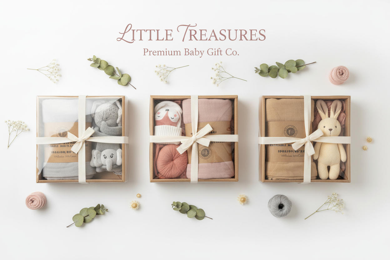 Bannière boutique cadeaux bébé